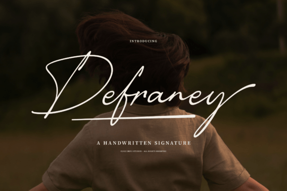 An Expert Review of the Defraney Handwritten Signature Font