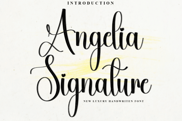 Angelia Signature: A Confident Script for Thoughtful Brands