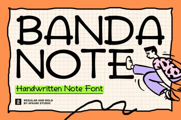 Banda Note Font: Your Handwritten Touch for Authentic Creations