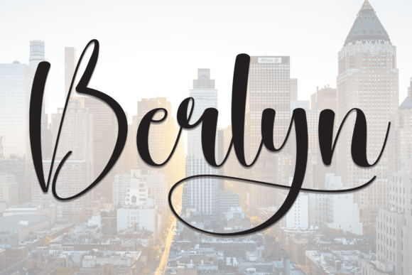 Berlyn: A Script Font for Elegant Digital Brands