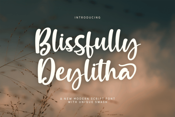 Blissfully Deylitha: A Script Font for Elevated Brand Storytelling