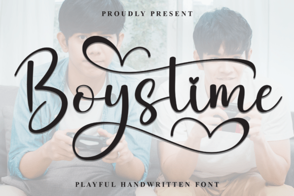 Boystime: An Elegant Script Font for Digital Branding