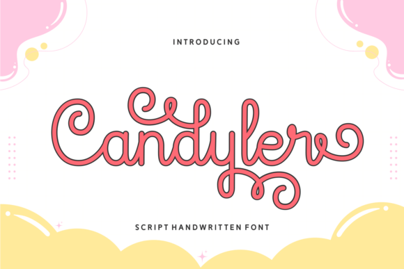 Candyler: A Playful Script Font for Editorial Personality