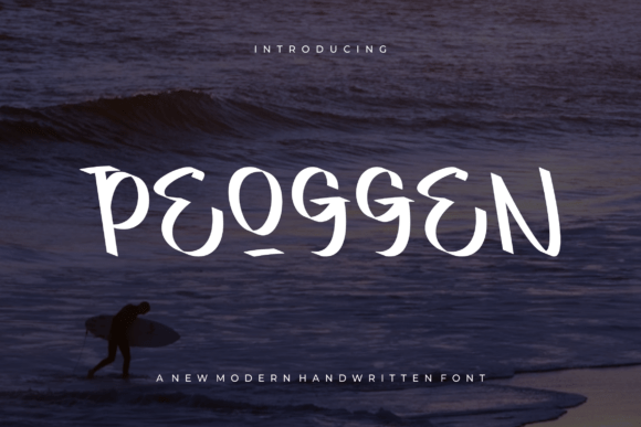 Choosing Peoggen: A Modern Script Font for Editorial Personality