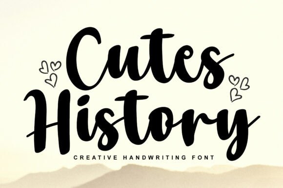 Cutes History: The Perfect Font for Handmade Labels & Crafted Goods