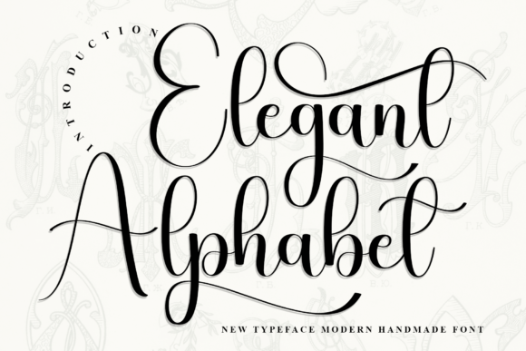 Elegant Alphabet: A Festive Typeface for Editorial Charm