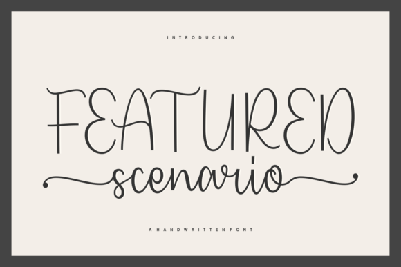 Featured Scenario: The Delicate Handwritten Font for Thoughtful Publications