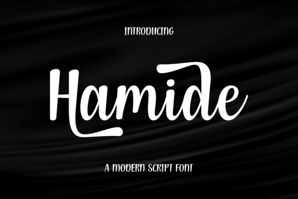 Hamide: A Modern Script Font for Editorial Mood and Identity