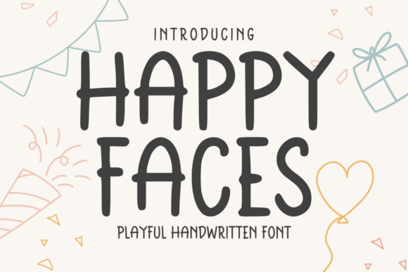 Happy Faces: A Joyful Script Font for Discerning Creators