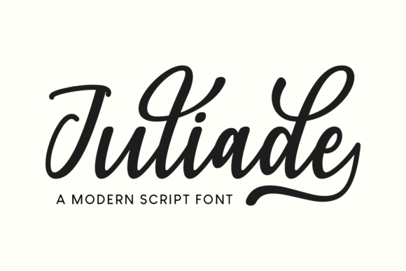 Juliade: A Graceful Modern Script Font for Refined Branding
