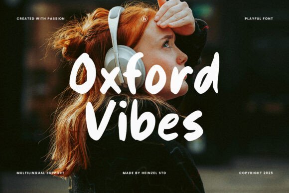 Oxford Vibes: The Handwritten Font That Gives Your Campaigns Personality