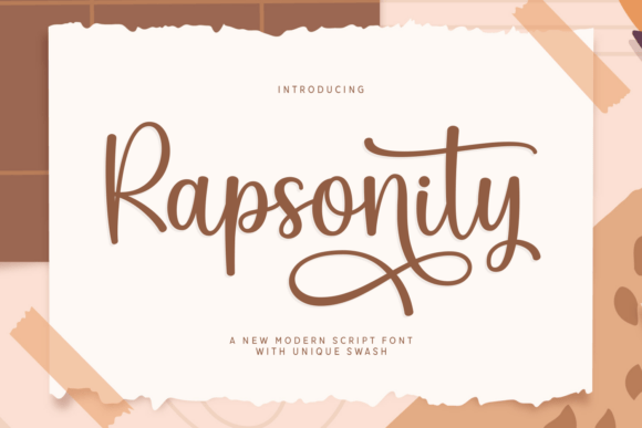Reviewing Rapsonity: A Script Font for Editorial Character