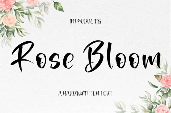 Rose Bloom Font: A Serene Choice for Editorial Design