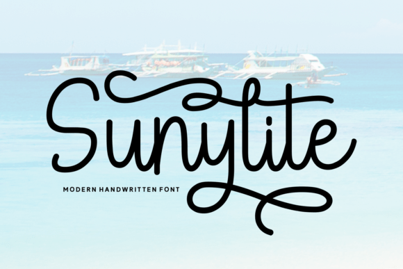 Sunylite: A Whimsical Font for Handmade Charm