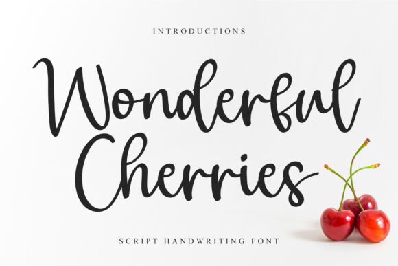 Wonderful Cherries Font: A Sweet Choice for Small Business Branding