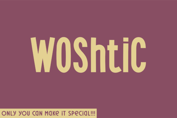 Woshtic: A Natural Handwritten Font for Digital Storytelling